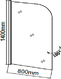 Grossman Шторка на ванну GR-100 – фотография-4